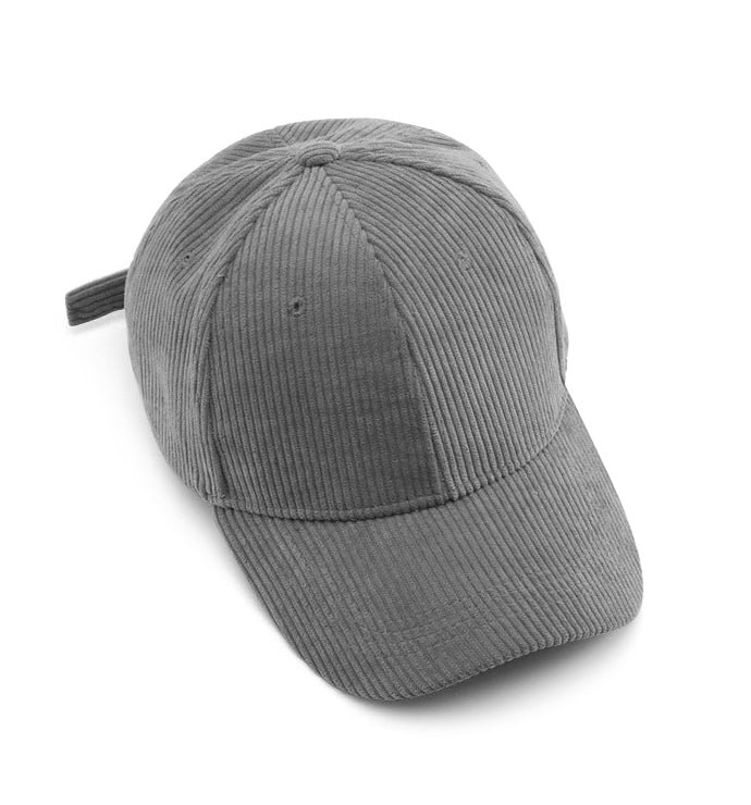 Legend Cap Basic - eindbaas - Corduroy - Grey