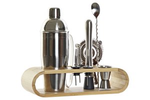 COCTEL SET 9 BAMBU INOX 9X9X25 750ML DORADO RC199421