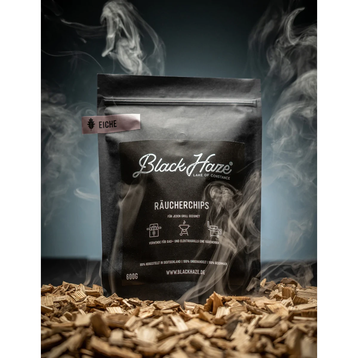Black Haze - Räucherchips Eiche