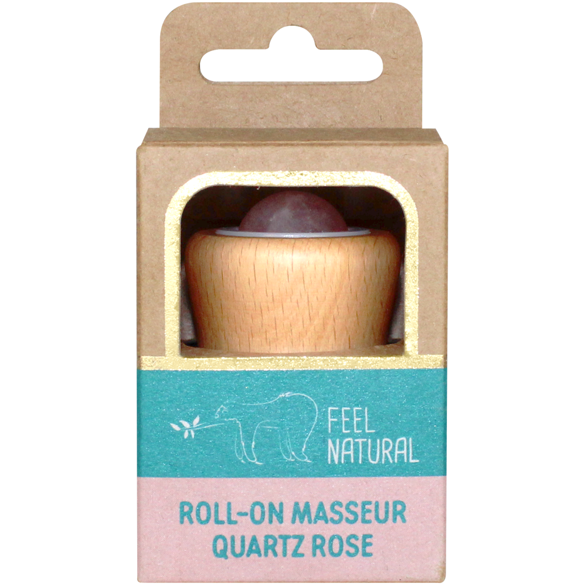 Rosa di quarzo roll -on - sentirsi naturale