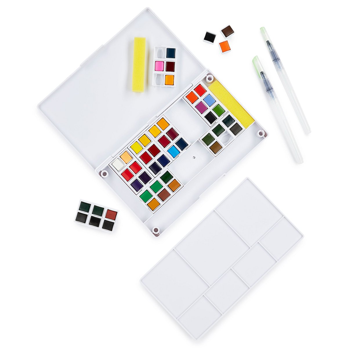 Watercolor Paint Set with 48 Colors