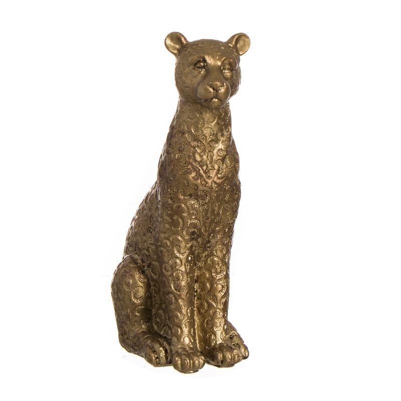 ORO SEDUTO LEOPARD FIGURA HH2836311