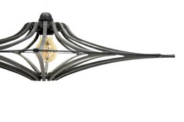 Suspension Design bois noir D90cm SINGING BLACK