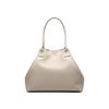 Sac cuir LOLA Dollaro - Dark Beige - Made in Italy