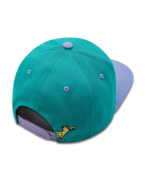 koaa – souris, éléphant et canard « The Crew » – snapback turquoise/bleu