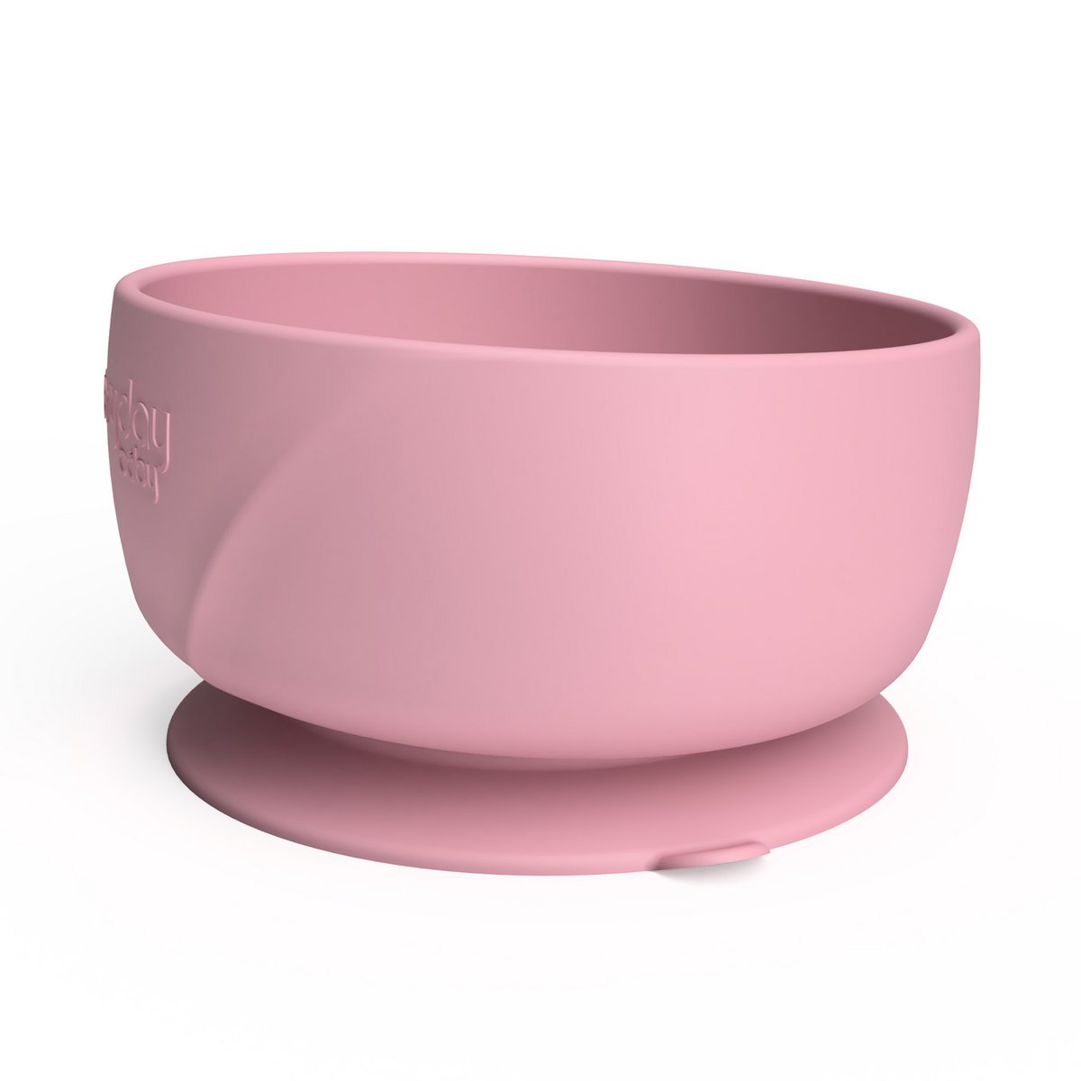 SILIKONSCHALE MIT SAUGNAPF ROSA