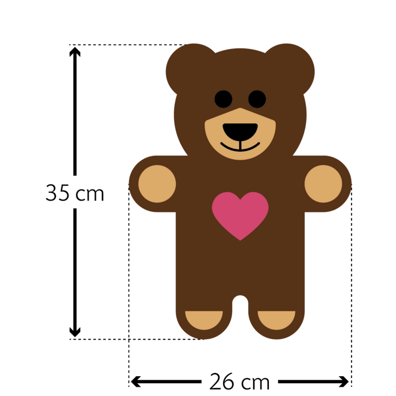 Bio-Körnerkissen für die Mikrowelle, Wärmekissen ideal für den Bauch, Teddy