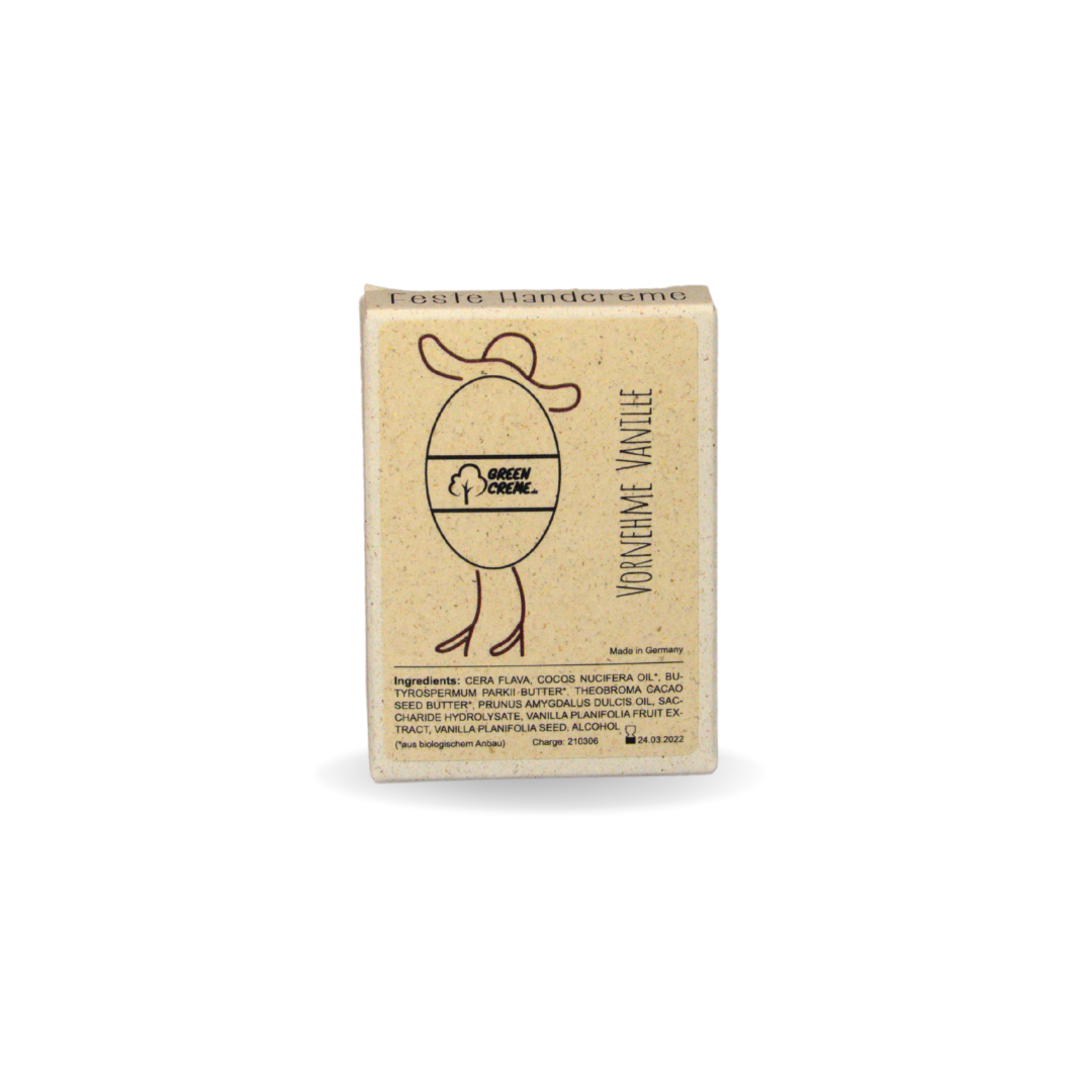 Vornehme Vanille - feste Handcreme - 30 Gramm