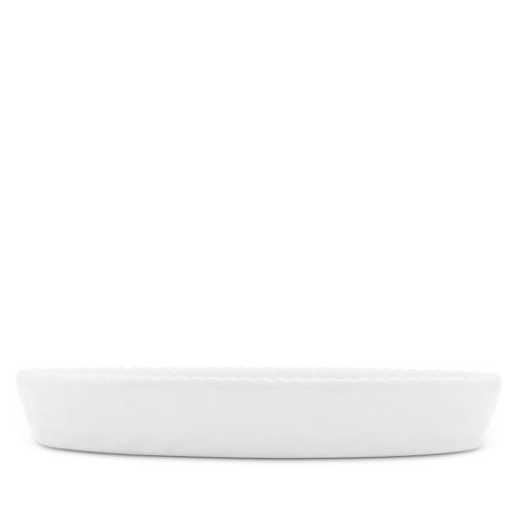 Oval baking pan, 22x14cm, refractory white