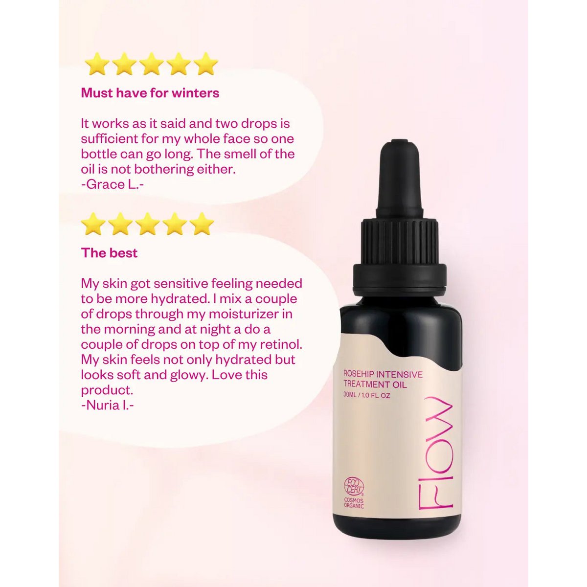Rozenbottelolie - Intensive Treatment Oil