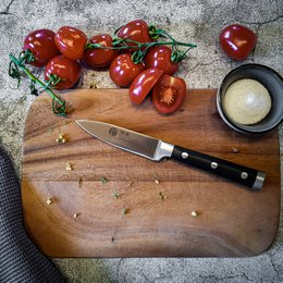 IZUMI ICHIAGO Petty Spelucchino "Coltelli da chef professionali" in acciaio inossidabile giapponese ad alto tenore di carbonio