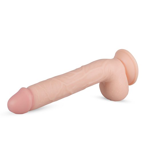 Real Fantasy - Elvin Realistisk Dildo Med Boldsæk - 21 cm