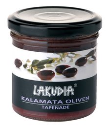 Kalamata olive tapenade, a savory Mediterranean spread made from dark, briny kalamata olives, olive oil, and seasonings. Ideal for dipping, topping, or spreading on bread.