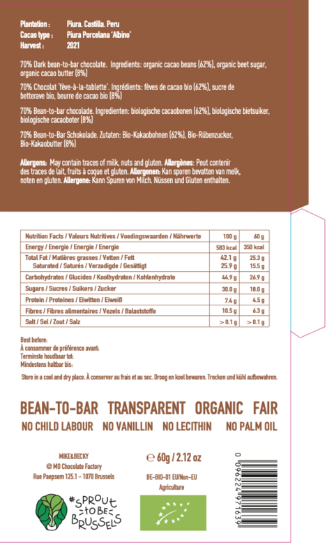 Piura 70% - Peru - BIO