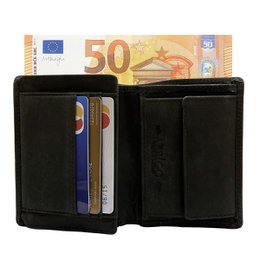 Geldbörse Herren - Geldbörse Herren - Arrigo Wallet - Billfold Modell in 3 Farben Büffelleder