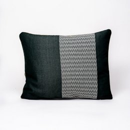 Housse de coussin décoratif vert Cim Lio