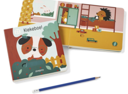 Kiekeboe (livret coulissant en carton avec double curseurs)