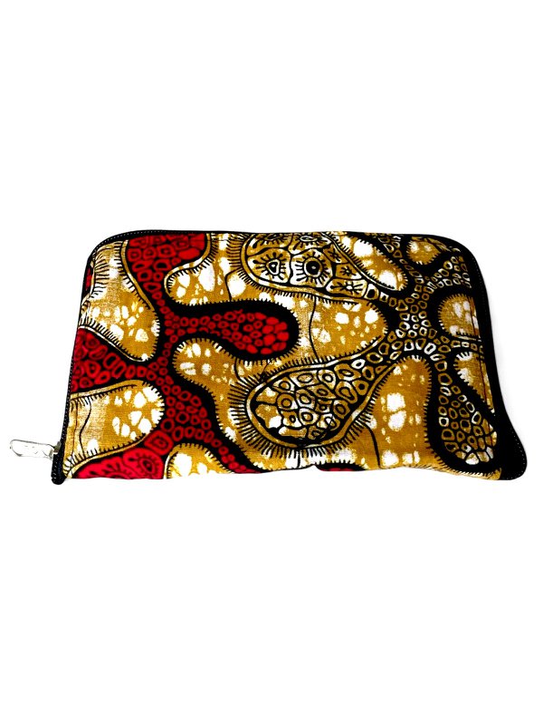 Kitenge | Sac pliable Camel Rouge