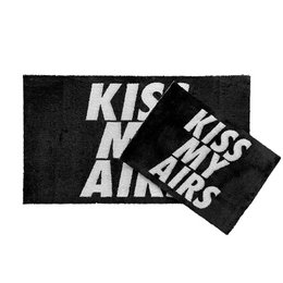 Mata podłogowa Sneaker - Kiss my airs - czarna