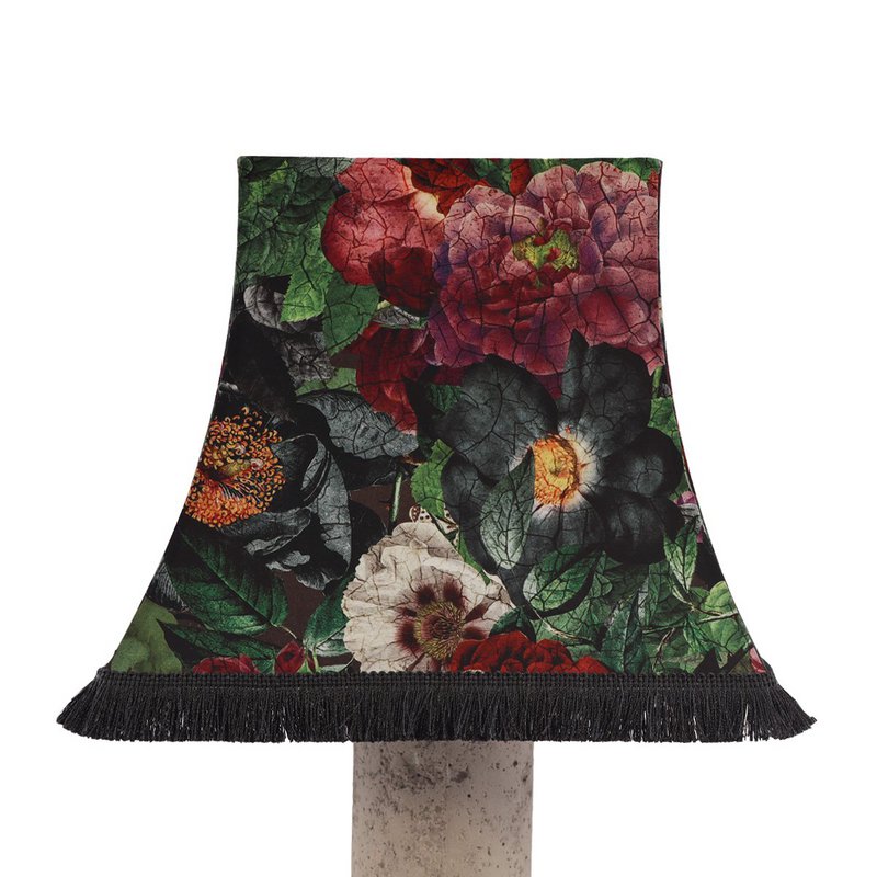 PAGODA LAMPSHADE WITH FRINGE STARFIRE