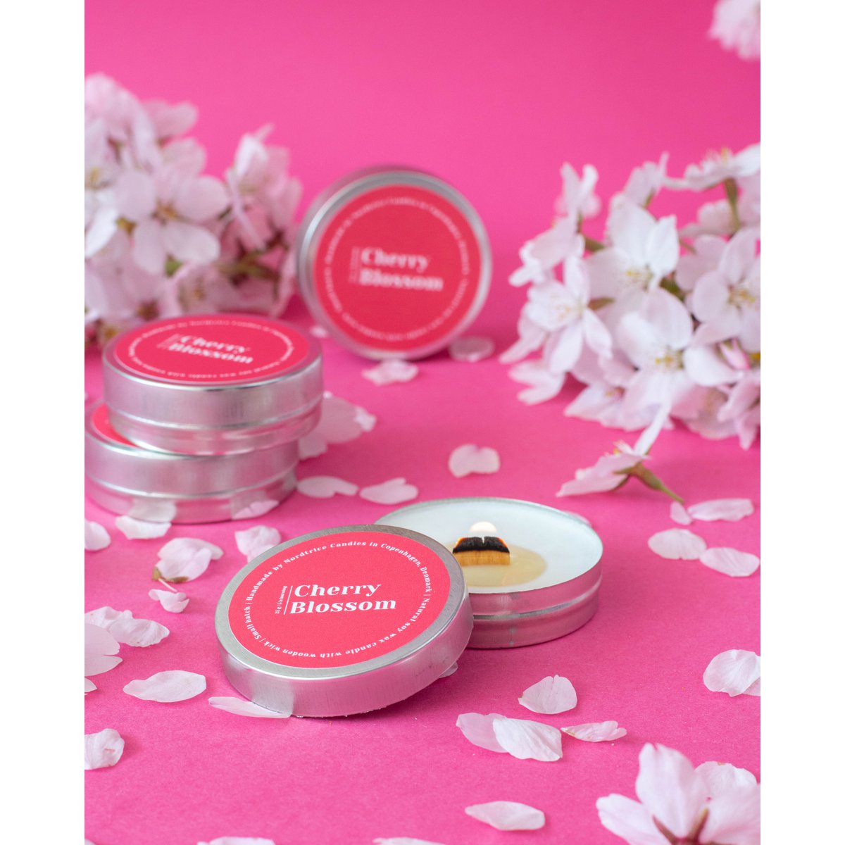 Mini scented soy candles, Cherry Blossom