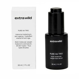 A hydrating and anti-aging serum containing pure hyaluronic acid to moisturize and plump the skin.