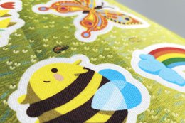 Flowers and bees - Shoe stickers