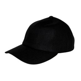 Gorra de béisbol de lino negro | Estructura suave minimalista | Sombrero de lino premium
