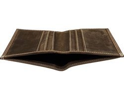 Arrigo Cognac -colored buffalo leather credit card holder, card holder and card holder with billpiece compartment