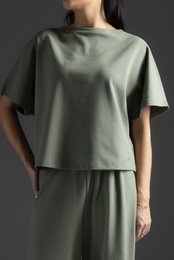 T-shirt Lounge by Luin, Misty Green