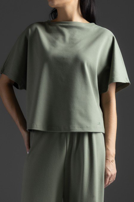 T-shirt Lounge by Luin, Misty Green