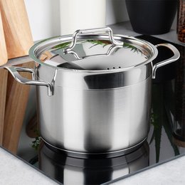 Pot Steel with Lid ANETT 18 cm, 3.5 l
