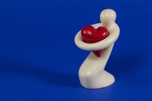 318 Lady with a Red Heart - Soapstone