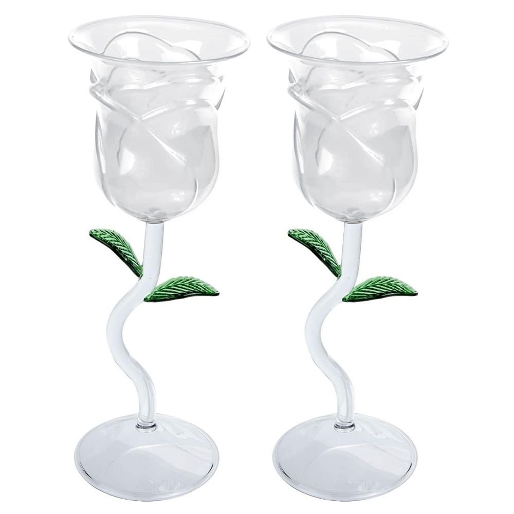 Rose Wine Glass