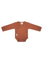 Body a maniche lunghe - Marrone ambra