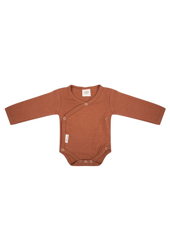 Body a maniche lunghe - Marrone ambra