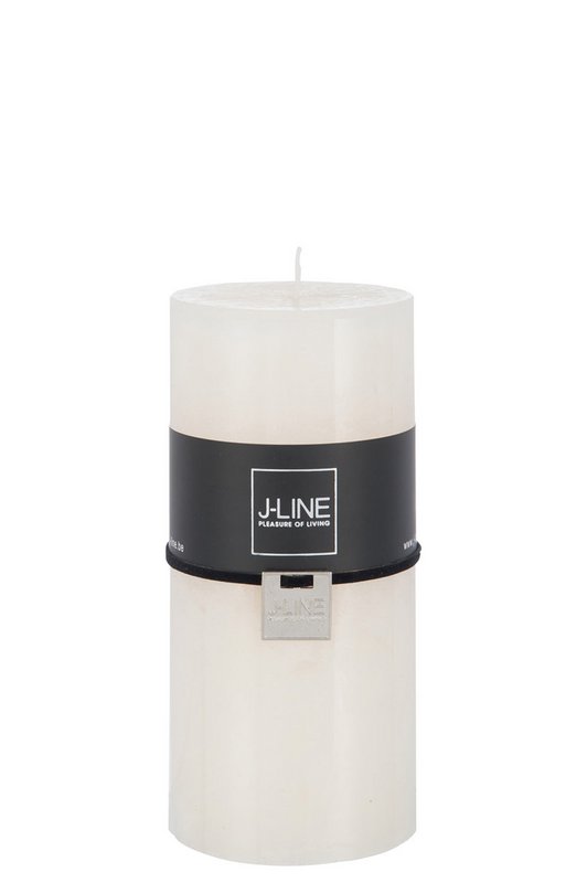 Cylindry J-Line - waniliowy - biały - duży - 52U