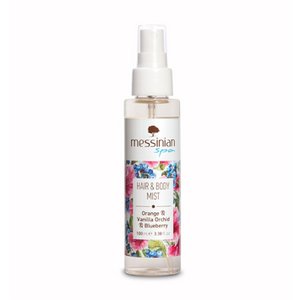 Orange, Vanille und Blaubeerkörper und Haarspray Messinian Spa