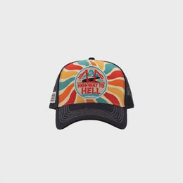 Trucker Cap 'Highway To Hell' in Mehrfarbig