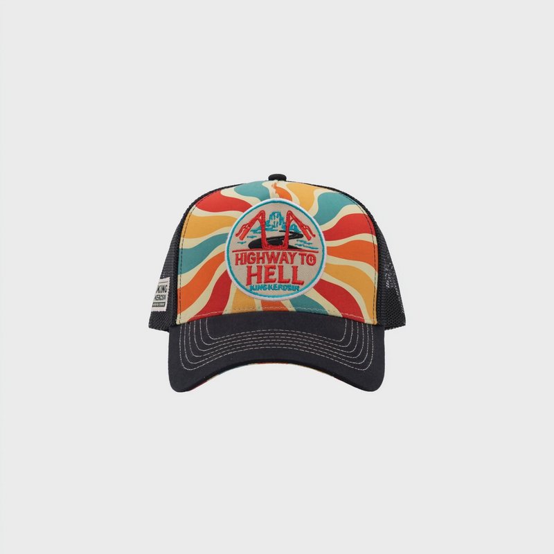 Trucker Cap 'Highway To Hell' in Mehrfarbig
