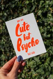 Riso-Druck Süß, aber psychisch, aber süß
