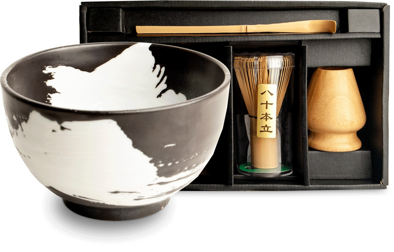 Edo Kuro Shiro Matchaset XL, giftbox 