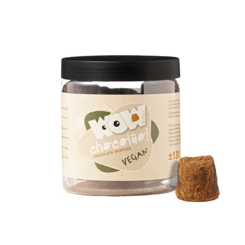 Vegan Chocolate Truffles Gift Jar 130g | Dairy-Free Chocolate