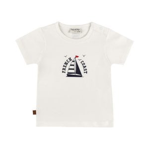 T-shirt Zeilboot Baby | Witte Alyssum