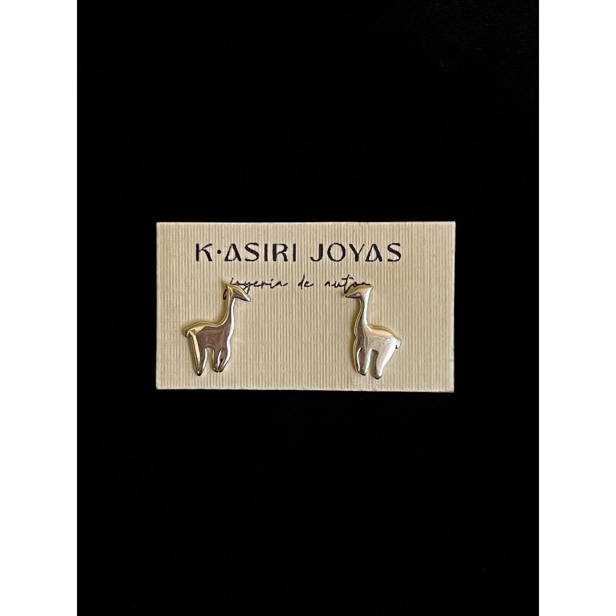 KASIRI 950 Silver Handmade Earrings - Alpaca