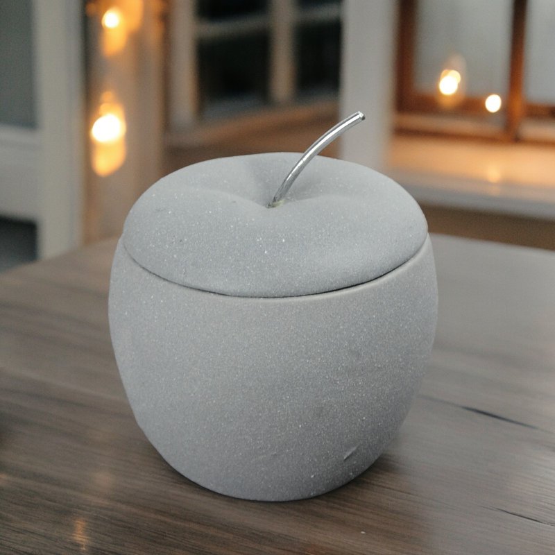 Quemador de perfume - Manzana del amor - Portavelas de fusión Ceras perfumadas - Accesorio de aromaterapia - Vela de cerámica Tealight - Idea de regalo
