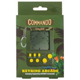 Commando - retro gaming keychain