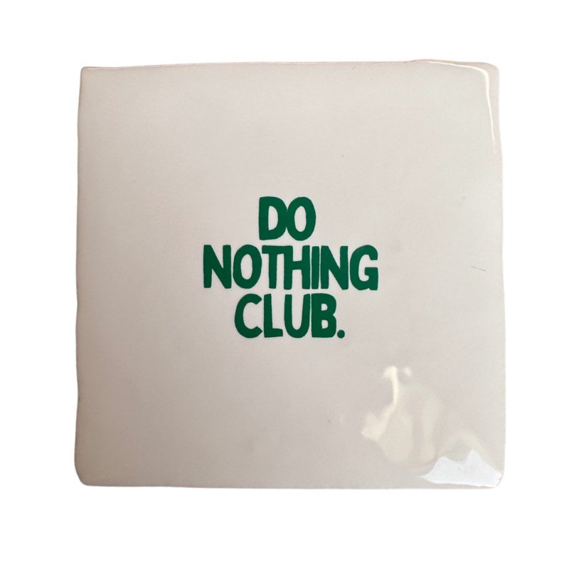 Gør ingenting klub - signatur tegel