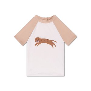 Schwimm-T-Shirt – Kurzarm – Braun – Roamer