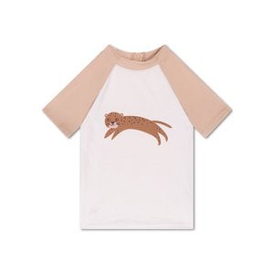 Schwimm-T-Shirt – Kurzarm – Braun – Roamer